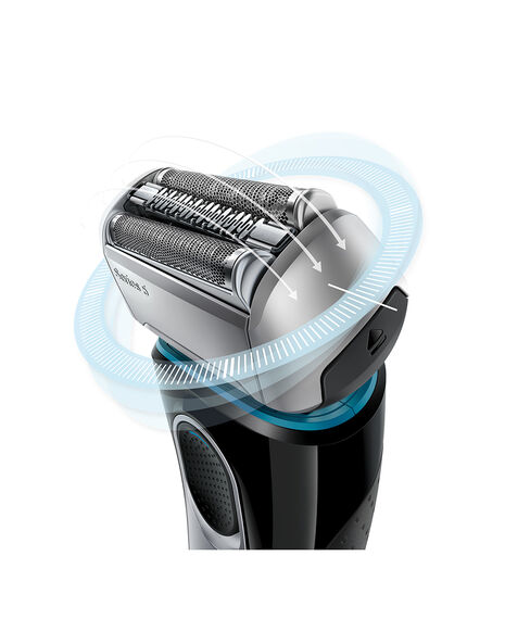 Series 5 Wet/Dry Electric Shaver Silver/Black Plus Clean & Charge Station